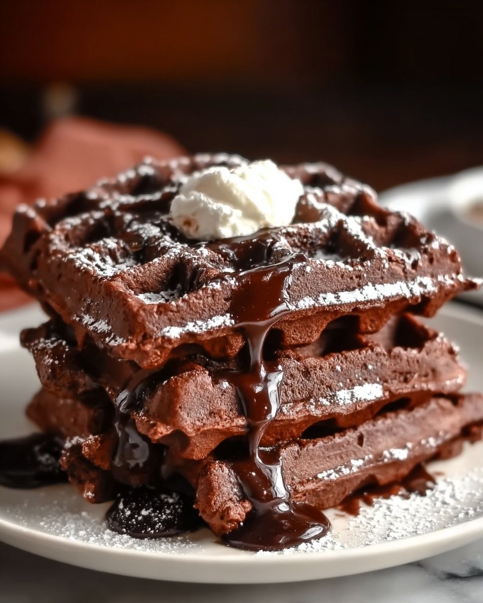Brownie Waffle: The Ultimate Gooey, Crispy Dessert Twist Recipe - Recipe Image