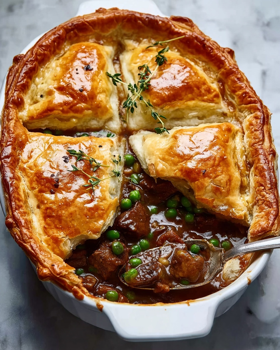 Unforgettable Beer Braised Beef Pie Recipe - Recipe Image