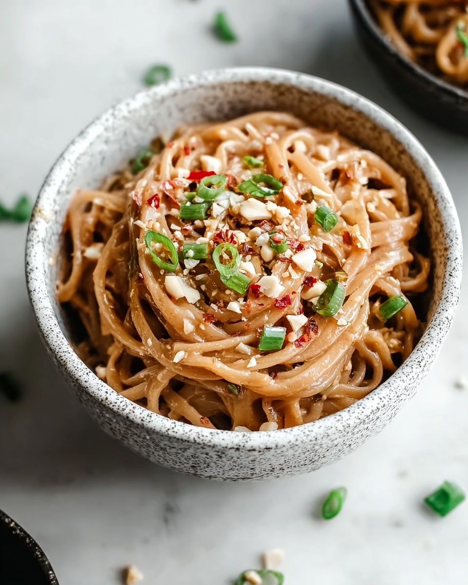 Spicy Peanut Butter Noodles Recipe - Recipe Image