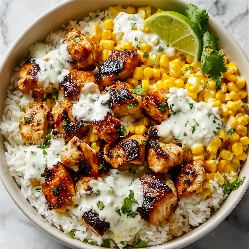 Flavor-Packed Street Corn Chicken Rice Bowl Recipe - Recipe Image
