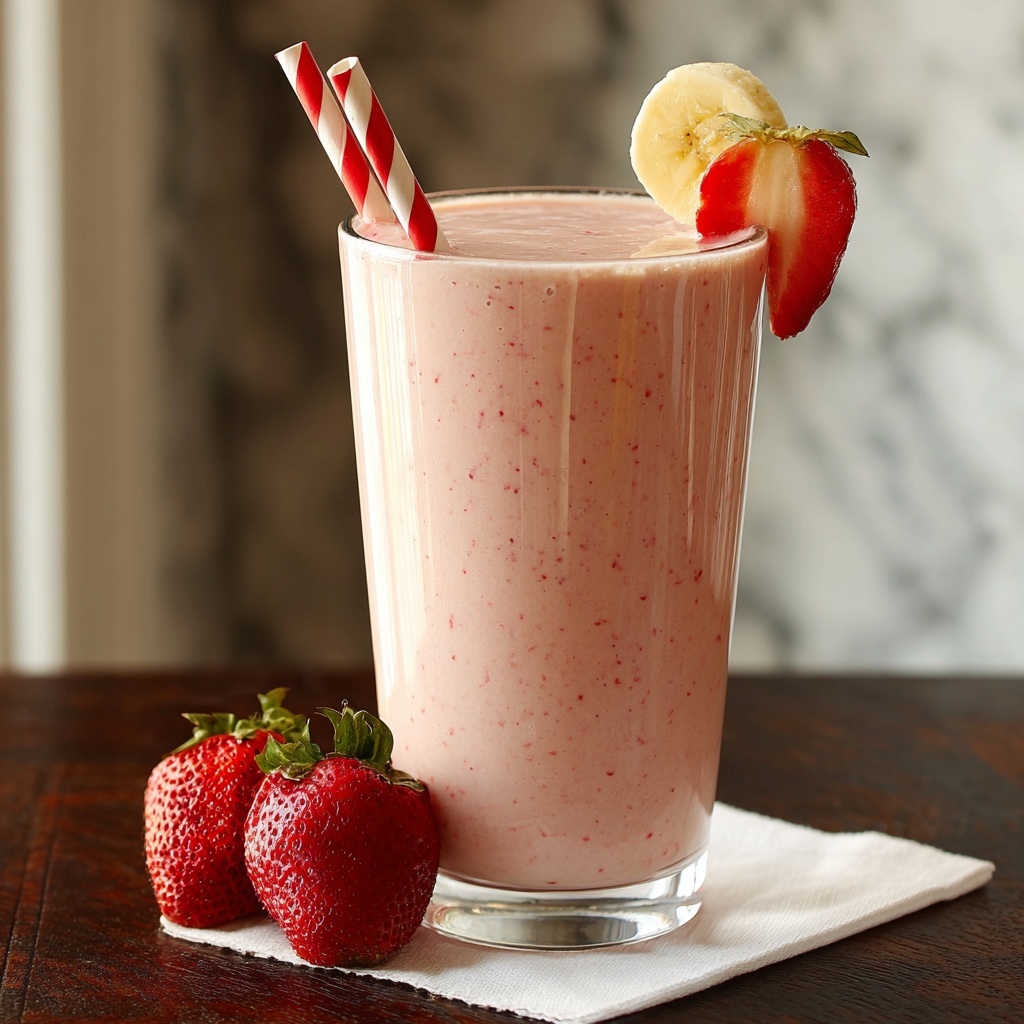 Fresh Start Strawberry Smoothie Recipe - Recipe Image