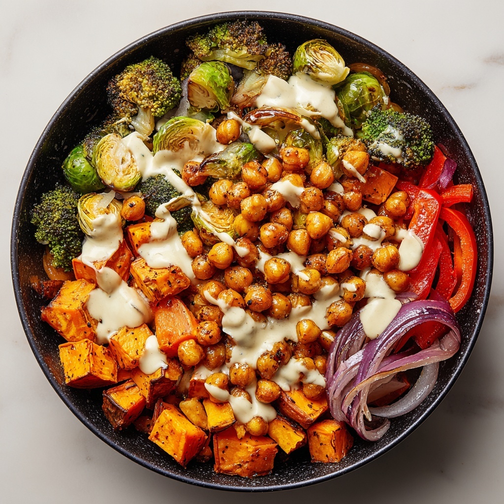 Roasted Chickpea & Veggie Bowl Recipe - Recipe Image