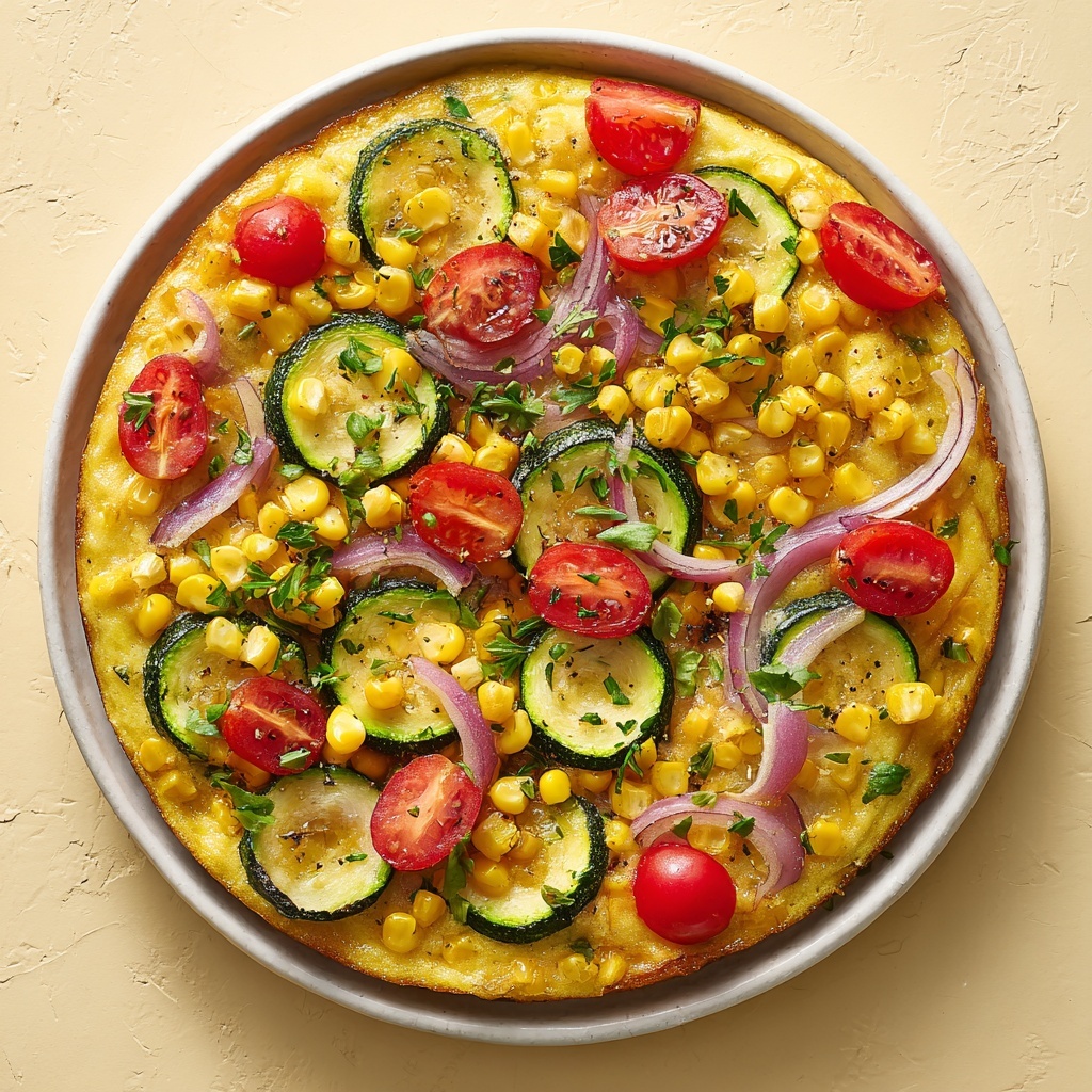 Summer Vegetable Frittata Recipe - Recipe Image