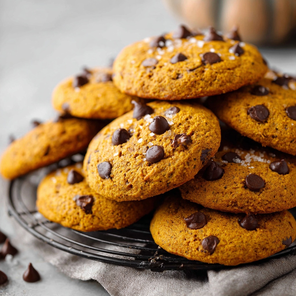 Pumpkin Chocolate Chip Cookies Recipe - Recipe Image