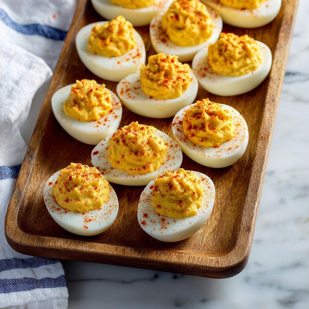 Easy Deviled Eggs Recipe - Recipe Image