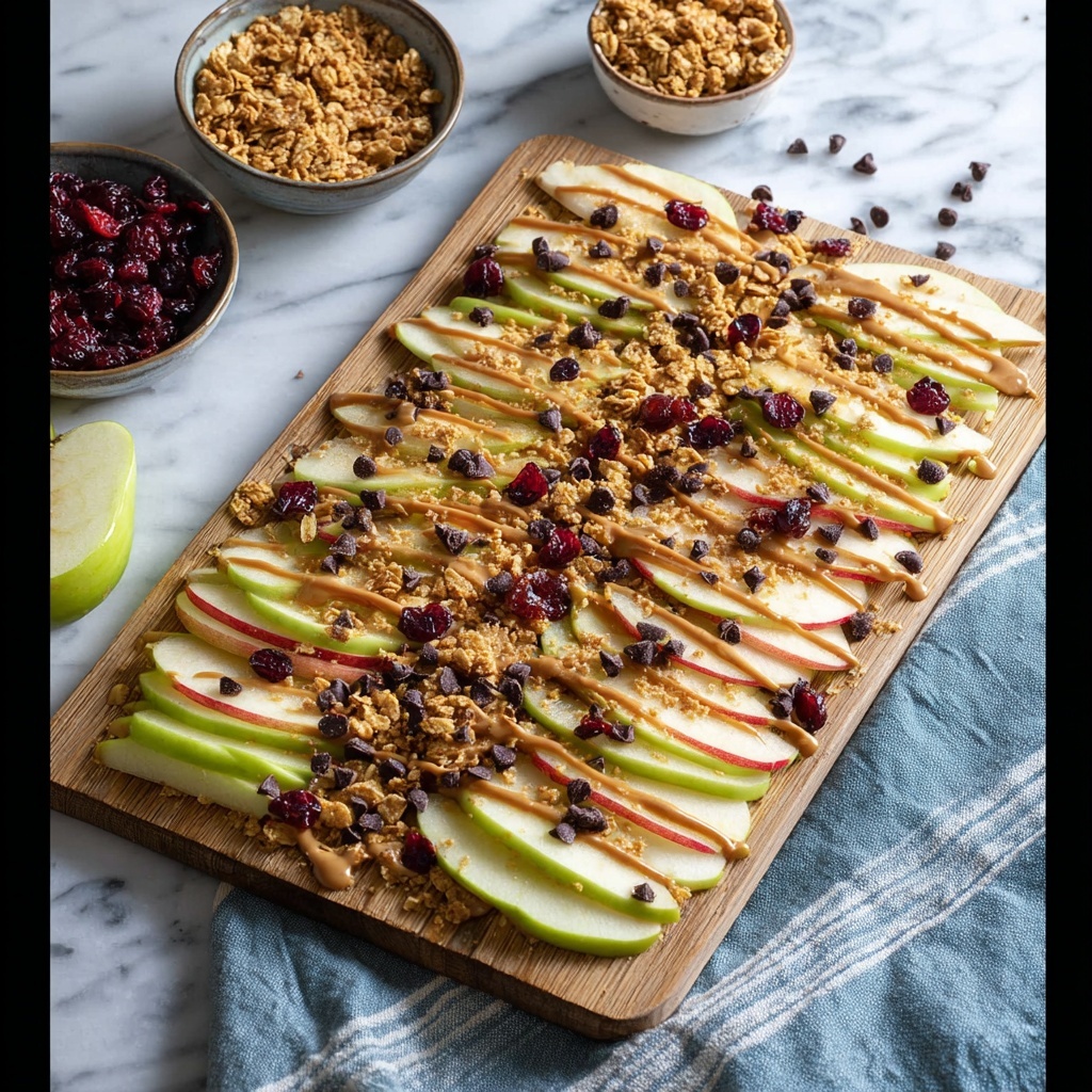 Healthy Apple Nachos Recipe - Recipe Image