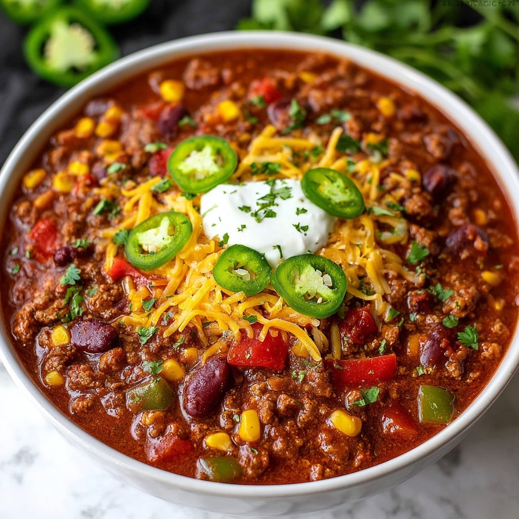 Hearty Spicy Southwestern Chili Recipe - Recipe Image