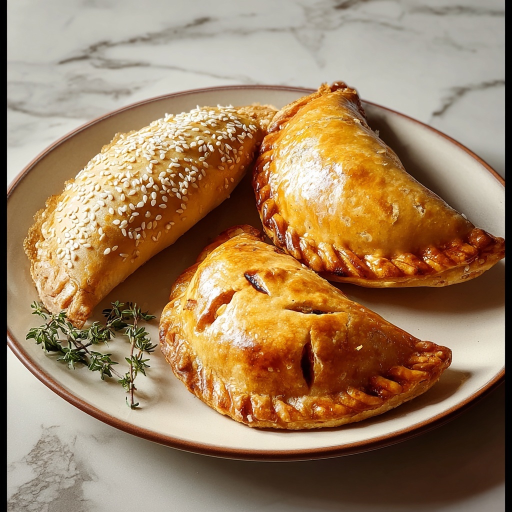 Warm Spiced Baked Pumpkin Pasties Recipe - Recipe Image