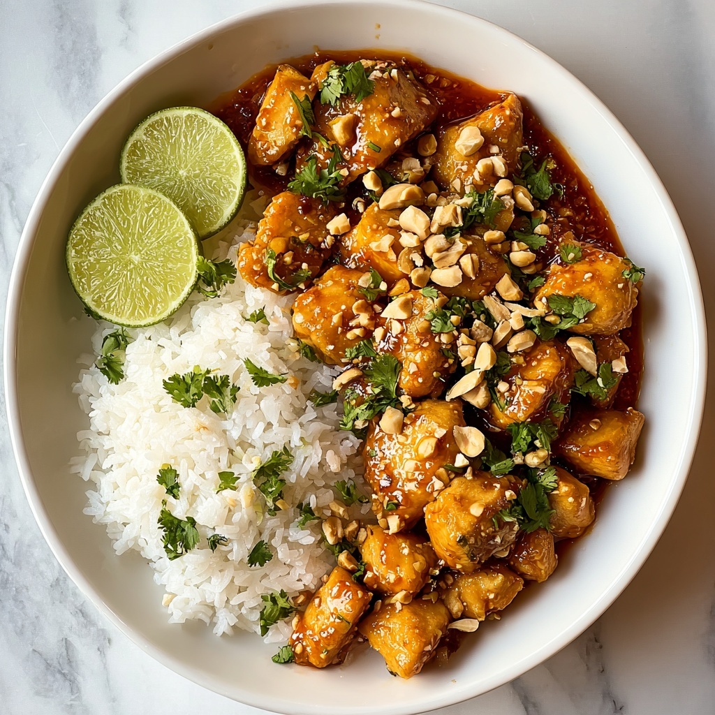Thai Peanut Chicken Recipe - Recipe Image