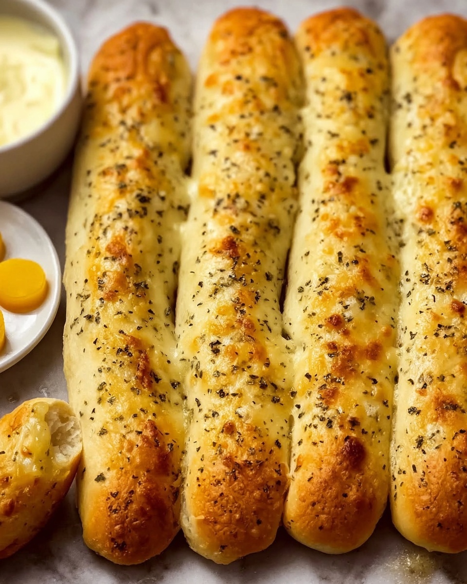 Garlic Herb Breadsticks Recipe - Recipe Image