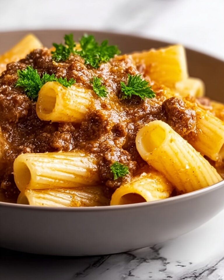 Creamy Garlic Beef Pasta Recipe