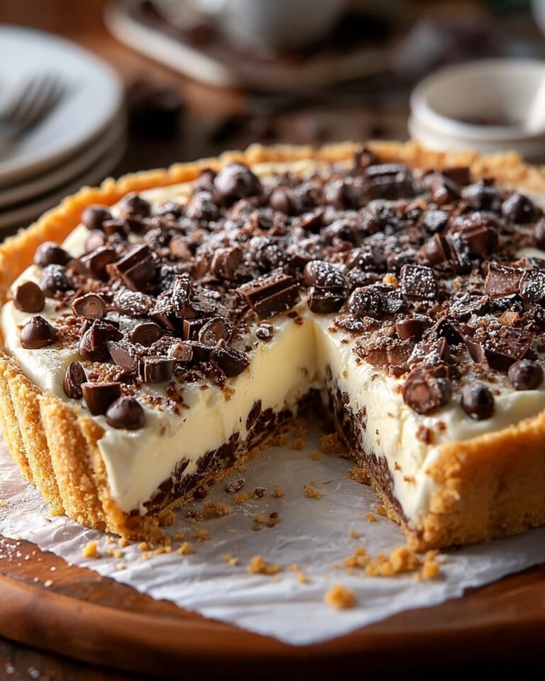 Chocolate Chip Cannoli Pie Recipe