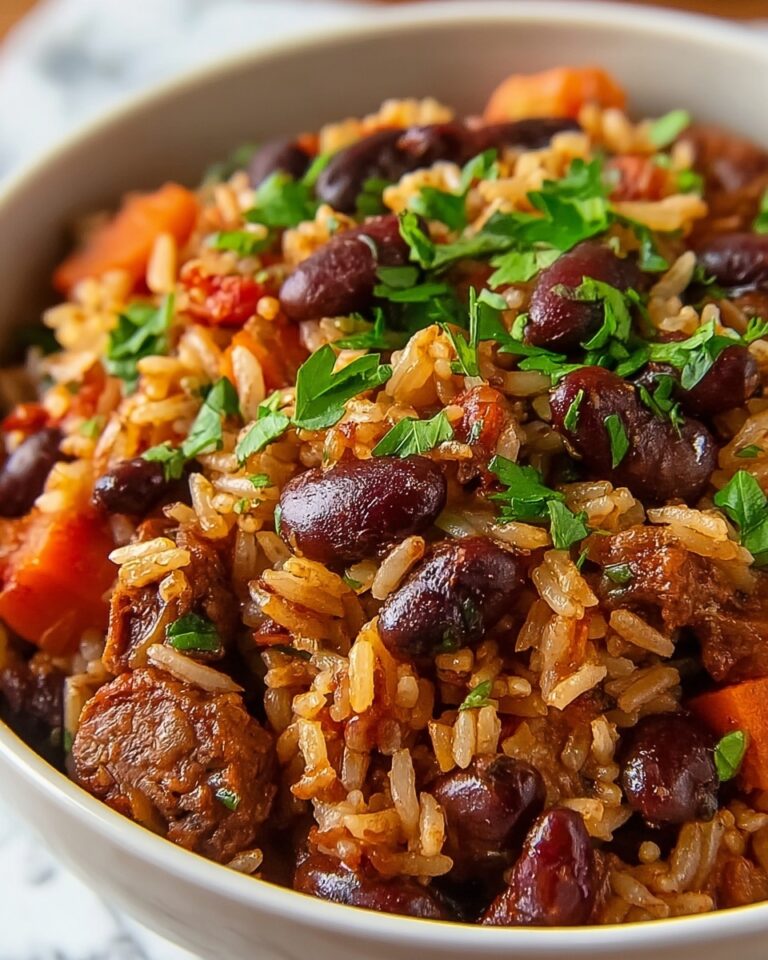 Black Beans and Rice with Beef Sausage Recipe