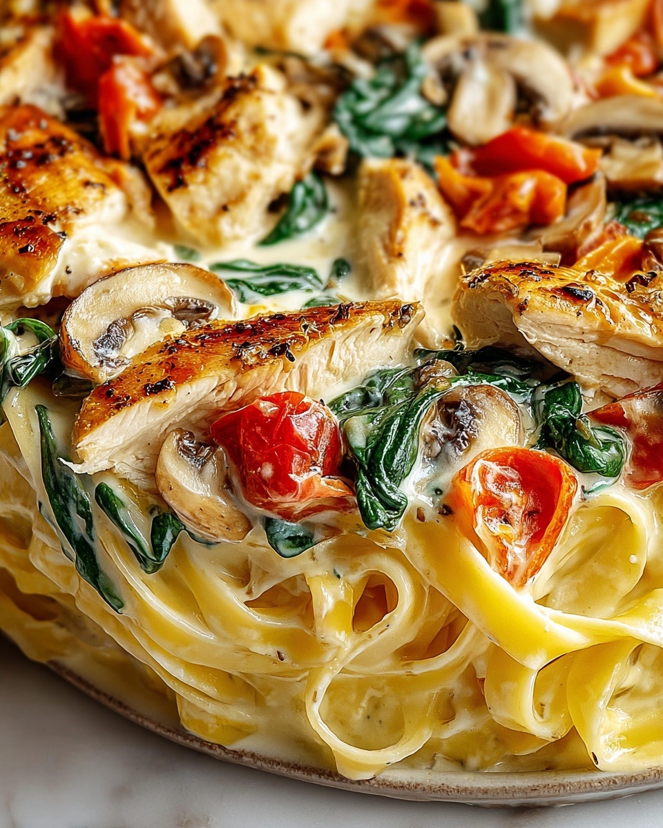Creamy Tuscan Chicken Pasta Recipe - Recipe Image