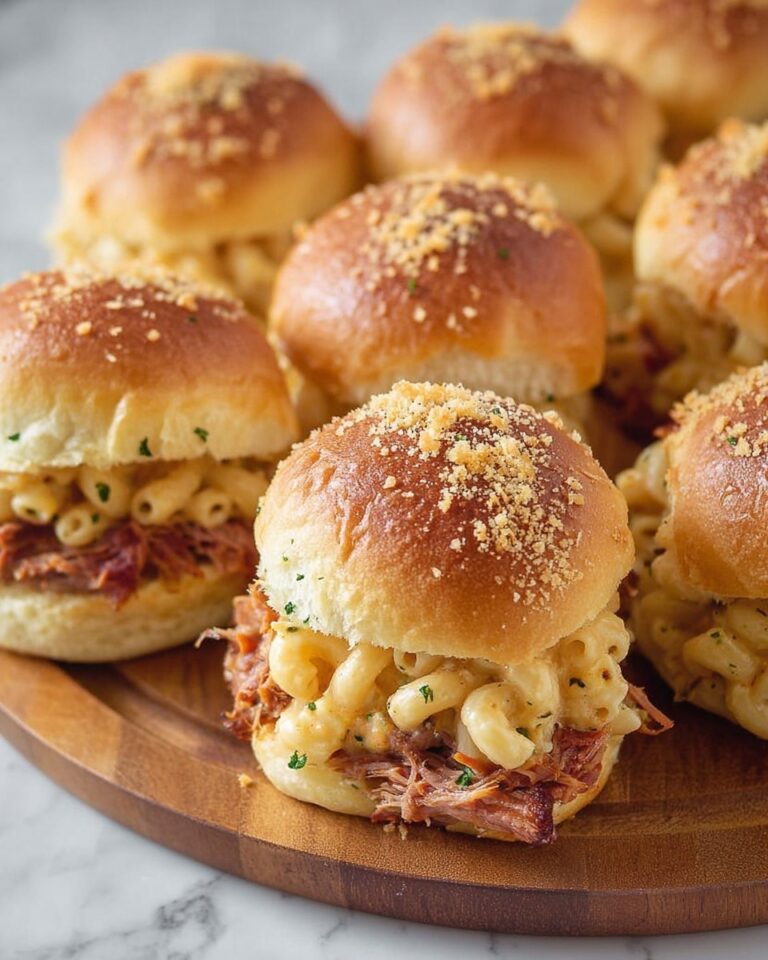 Pulled Pork Mac and Cheese Sliders Recipe