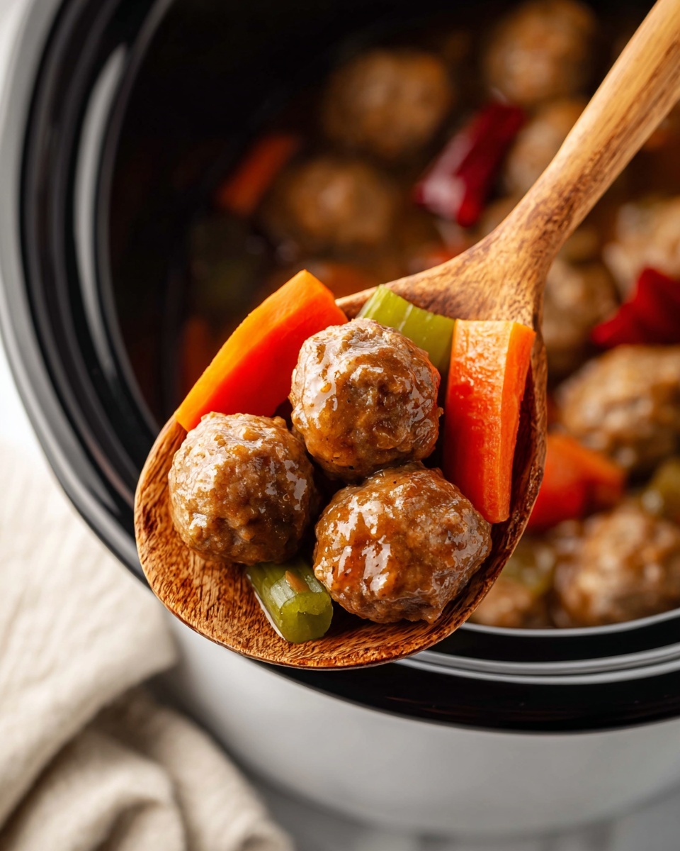 Slow Cooker Chicago Style Meatballs Recipe - Recipe Image