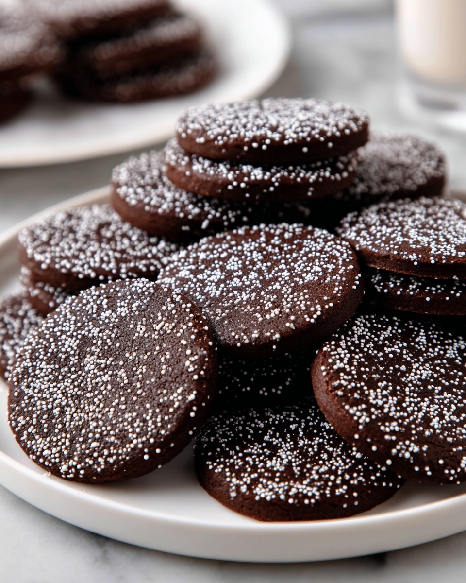 Chocolate Shortbread Cookies Recipe - Recipe Image