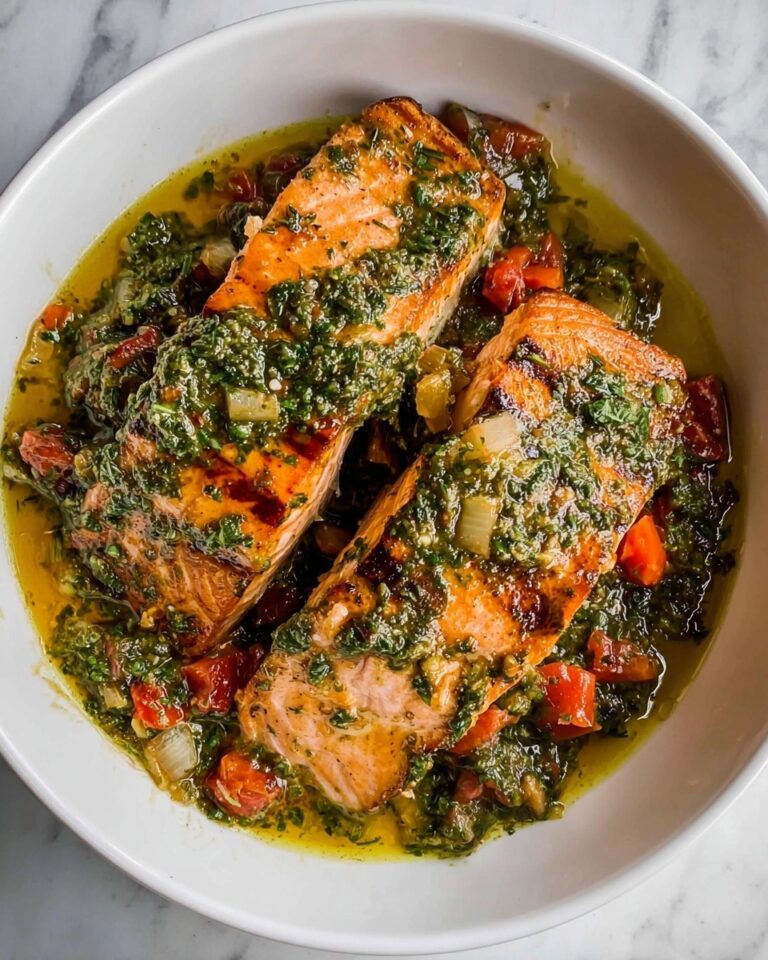 Simple Salsa Verde Salmon Recipe