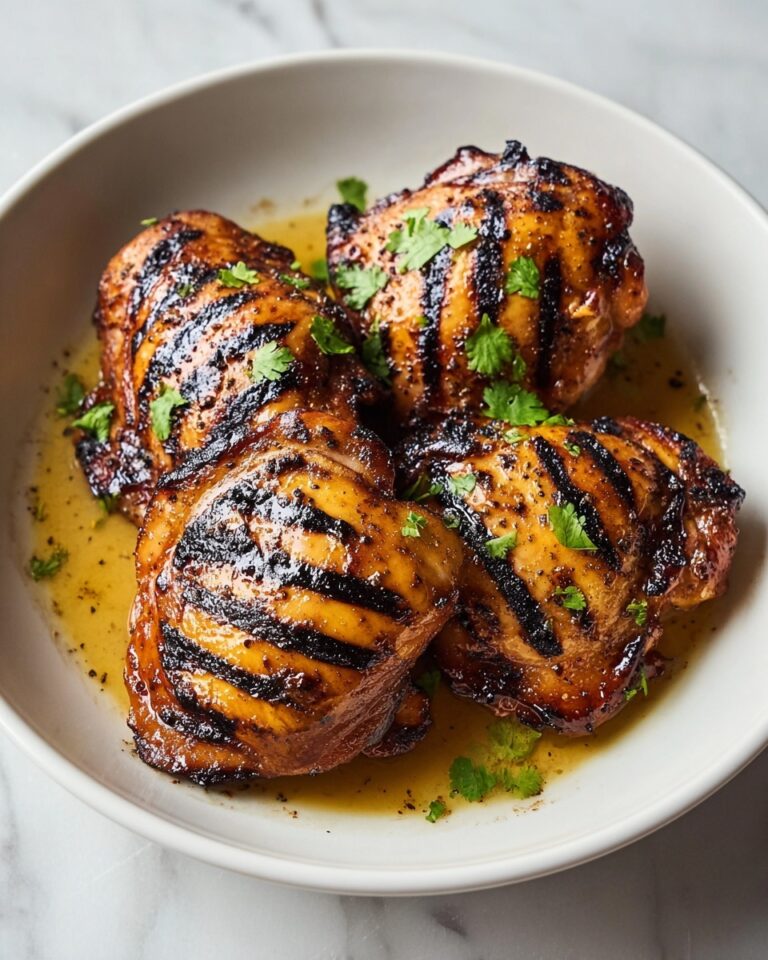 Simple Juicy Grilled Chicken Thighs Recipe