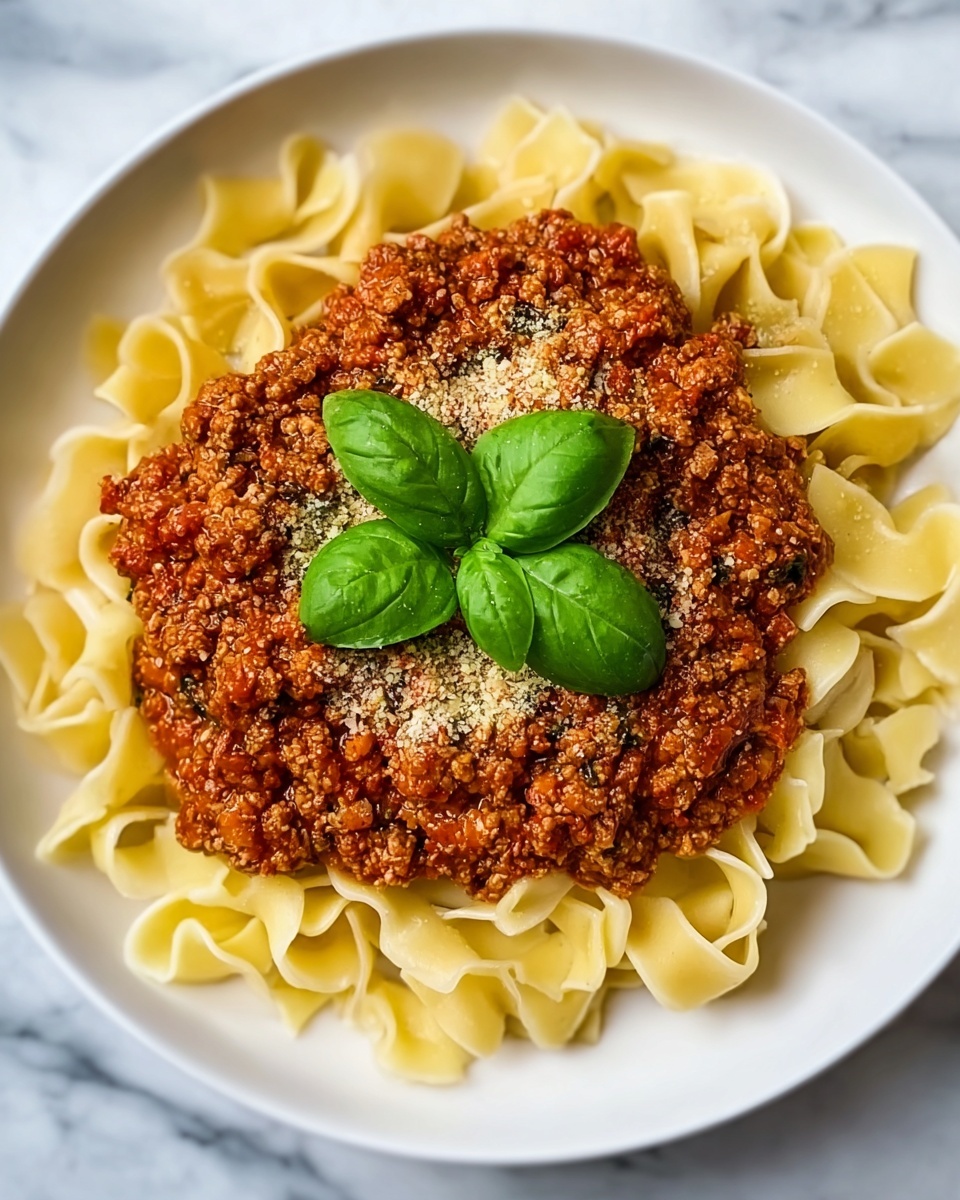 Simple Vegan Lentil Bolognese Recipe - Recipe Image