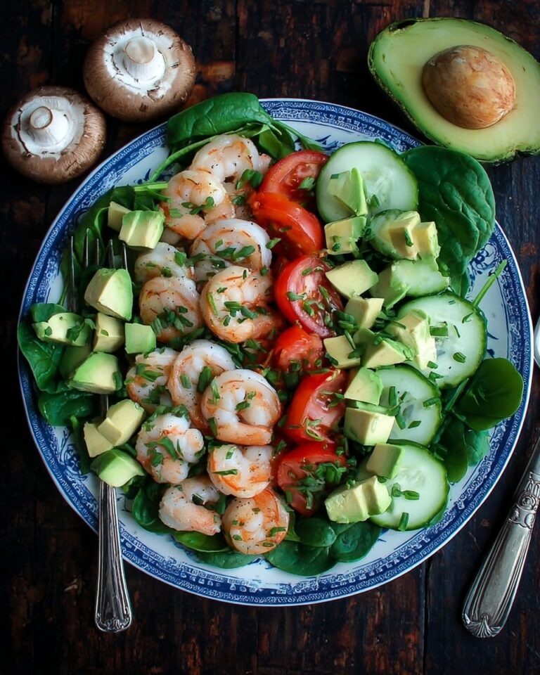 Spinach Salad with Shrimp and Smoky-Sweet Dressing Recipe
