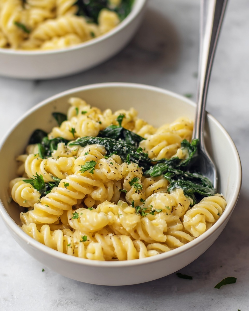 Spinach Goat Cheese Pasta Recipe - Recipe Image