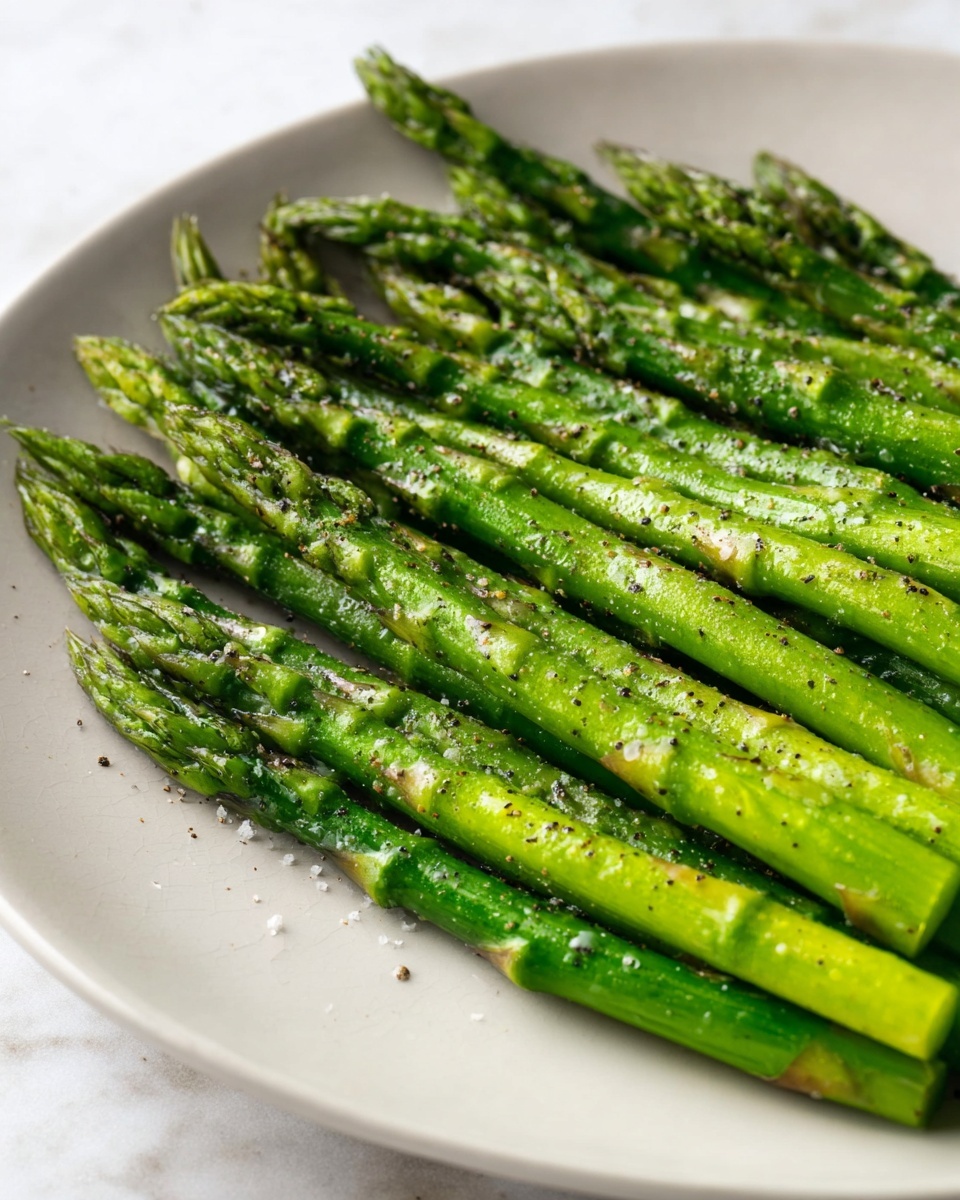 How to Cook Asparagus in Butter and Water Recipe - Recipe Image