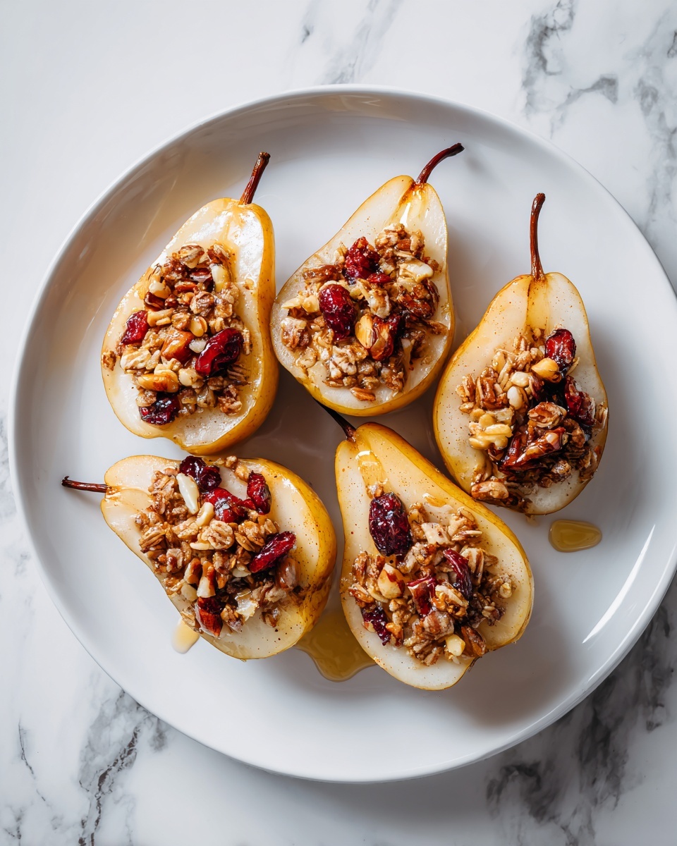 Maple Pecan Baked Pears Recipe - Recipe Image