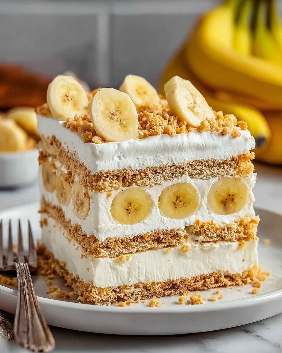 Banana Icebox Cake – A Creamy, No-Bake Dessert for Every Occasion Recipe - Recipe Image