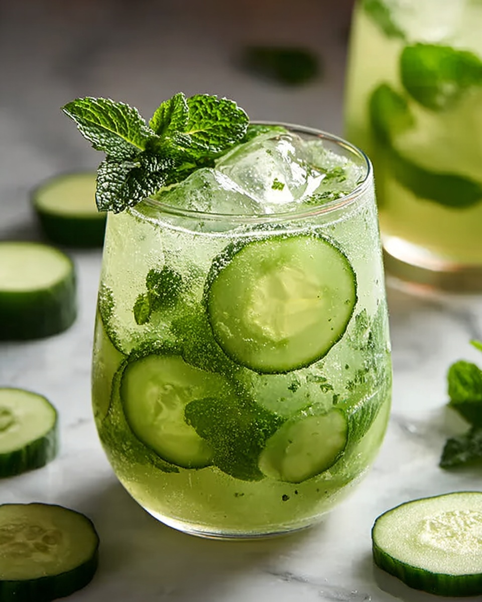 Cucumber Mint Cooler Recipe - Recipe Image