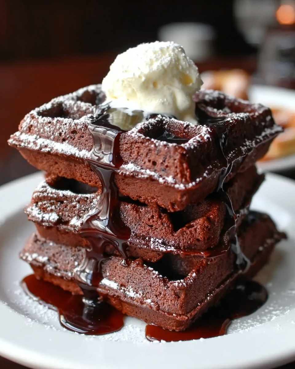 Brownie Waffle: The Ultimate Gooey, Crispy Dessert Twist Recipe - Recipe Image