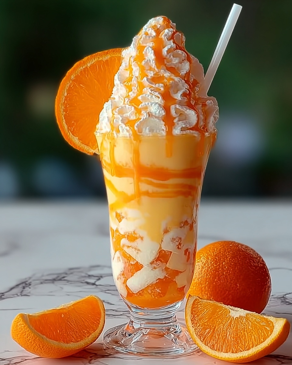 Deliciously Dirty Creamsicle Float Recipe - Recipe Image