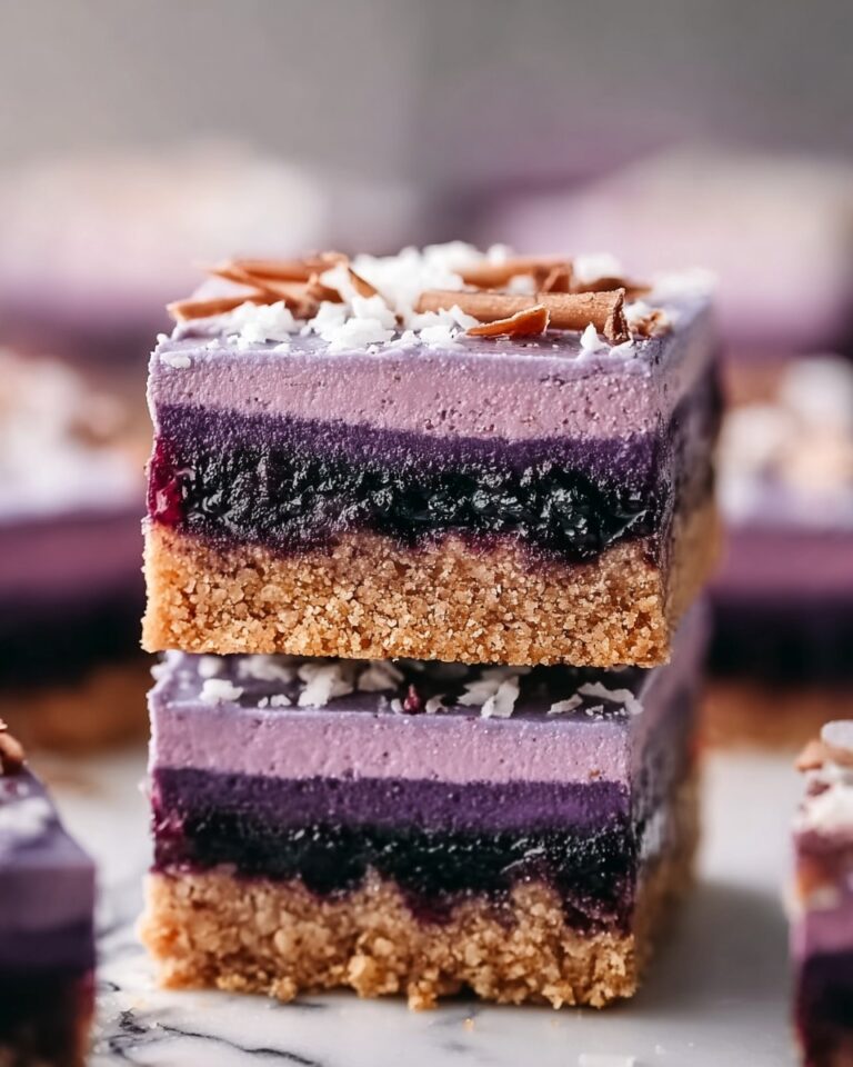 Sweet and Chewy Blackberry Coconut Bars Recipe