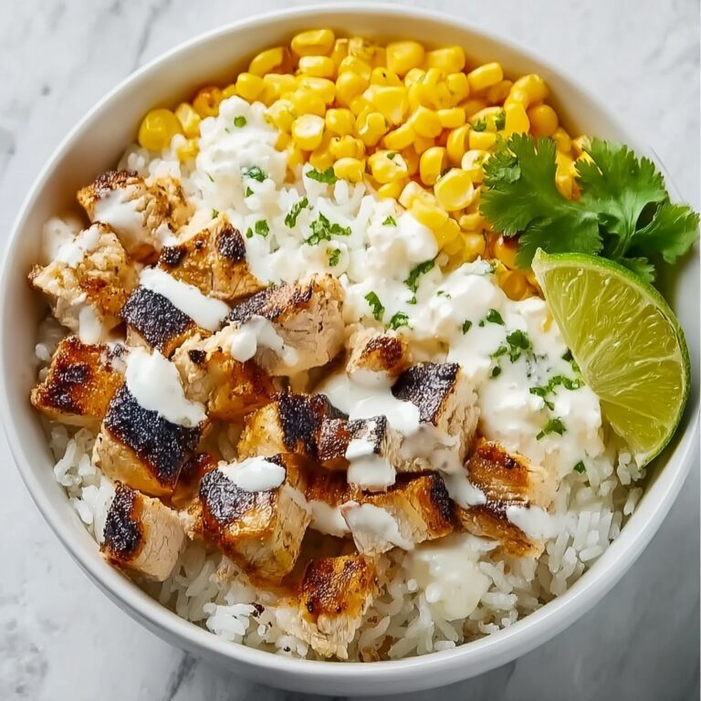 Flavor-Packed Street Corn Chicken Rice Bowl Recipe