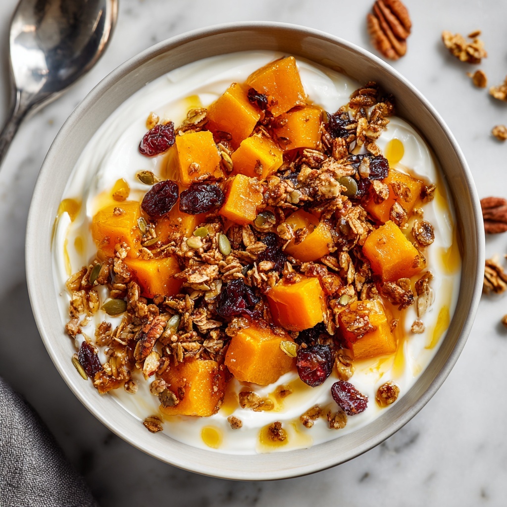 Maple Roasted Butternut Squash Yogurt Bowl Recipe - Recipe Image