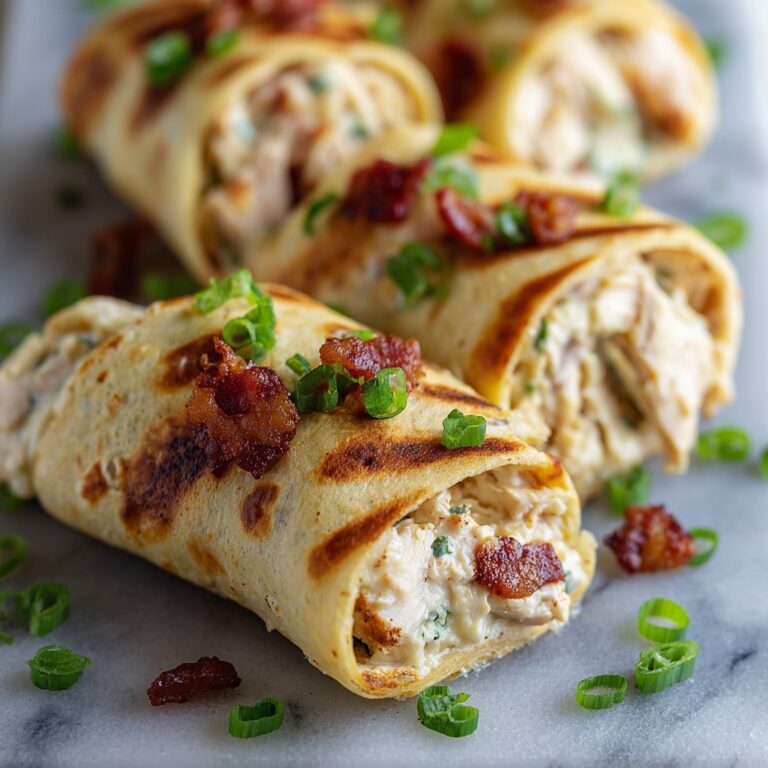 Chicken Bacon Ranch Roll-Ups Recipe