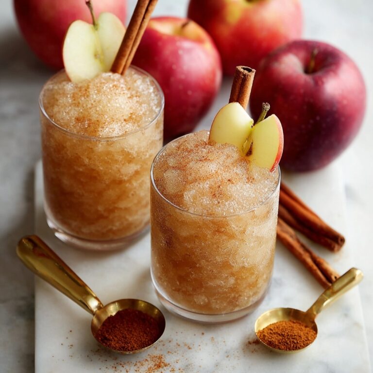 Spiced Apple Cider Slushies Recipe