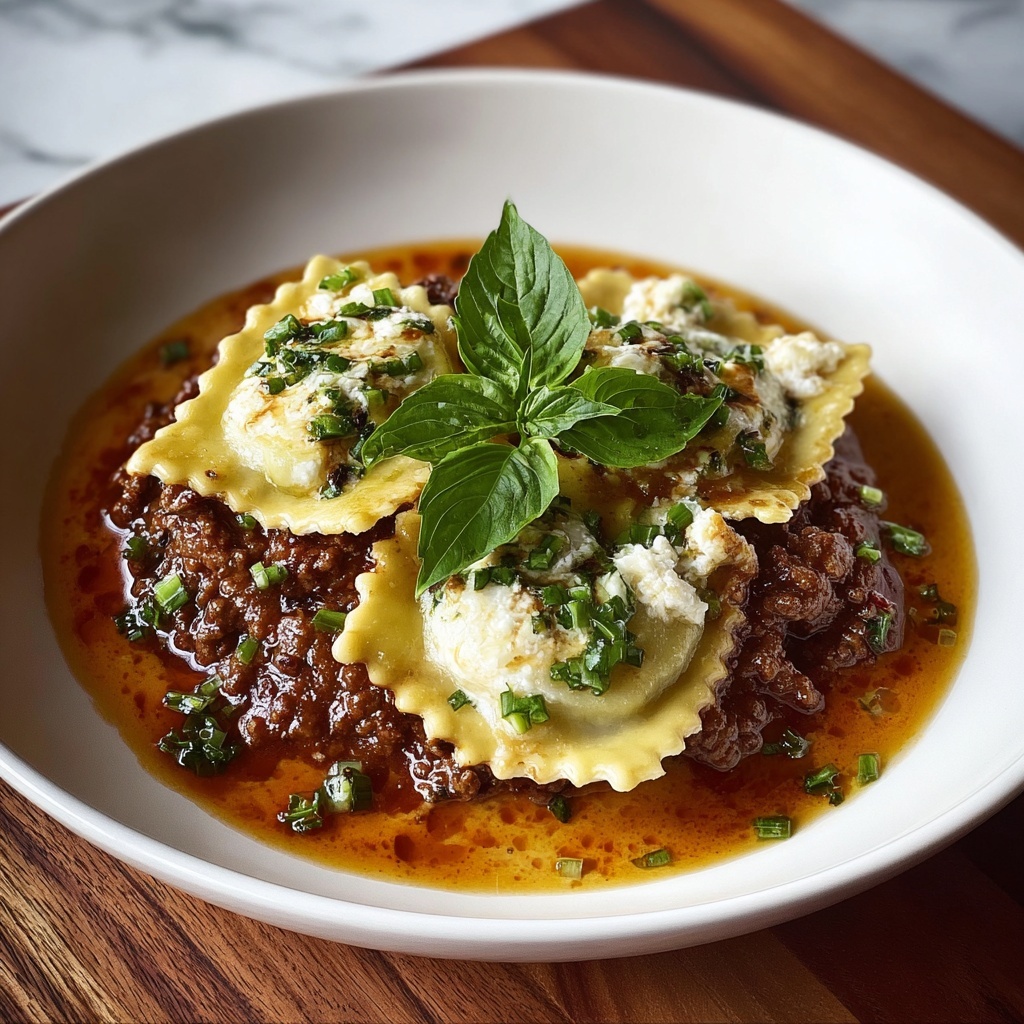 Savory Italian Baked Lasagna Soup Recipe - Recipe Image