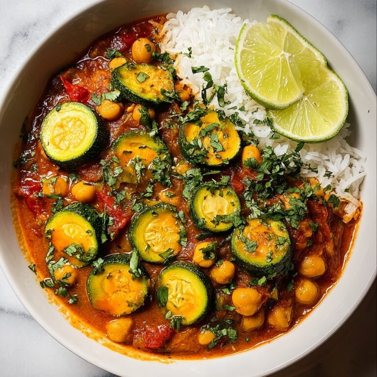 Spicy Baked Zucchini Chickpea Curry Recipe