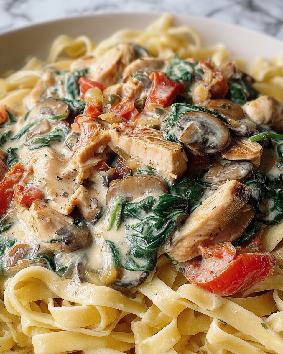 Creamy Tuscan Chicken Pasta Recipe - Recipe Image