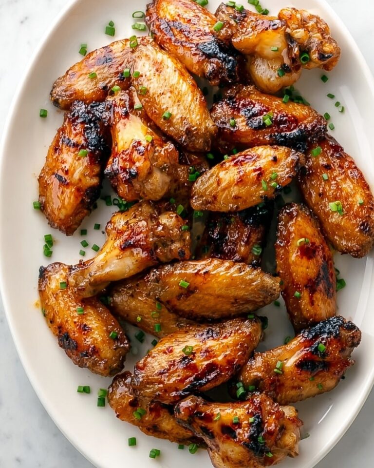 Grilled Honey Garlic Chicken Wings Recipe