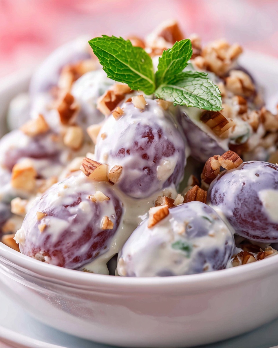 Creamy Grape Salad Recipe - Recipe Image