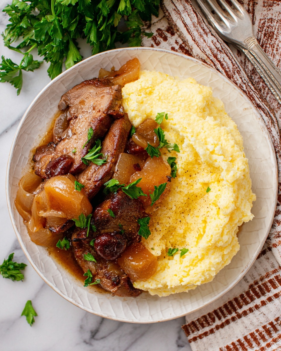 Slow Cooker Apple Pie Pork Tenderloin Recipe - Recipe Image