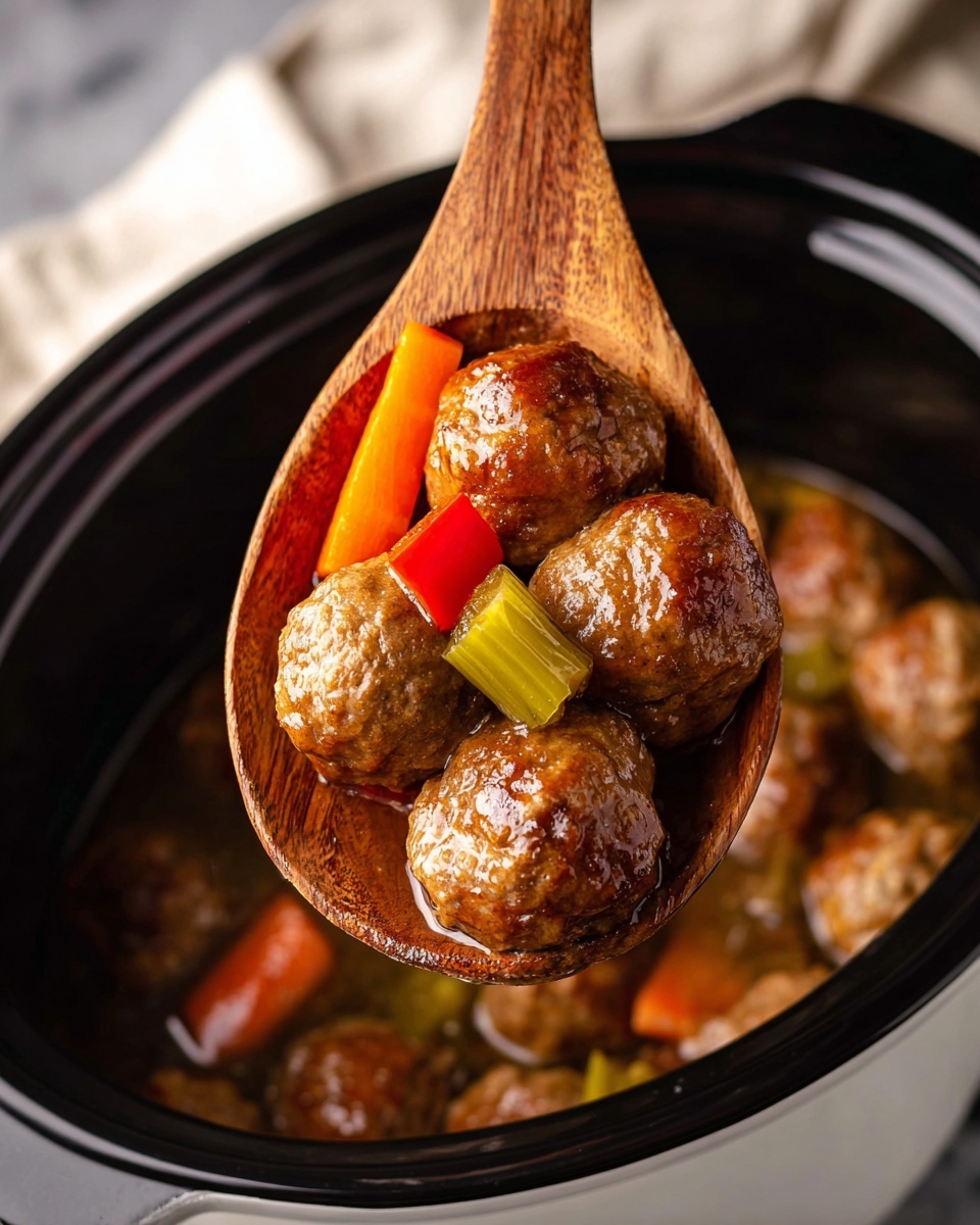Slow Cooker Chicago Style Meatballs Recipe - Recipe Image