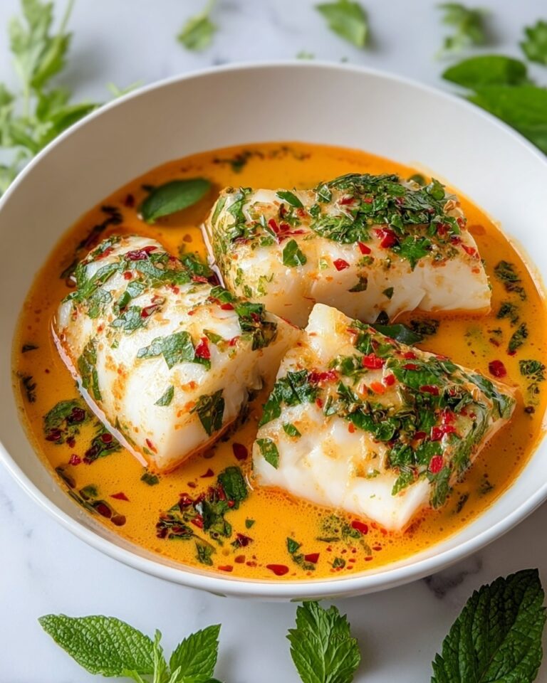 Simple Thai Curry Poached Fish Recipe