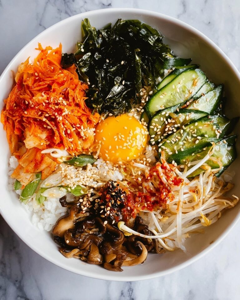 Simple Vegetarian Bibimbap Recipe