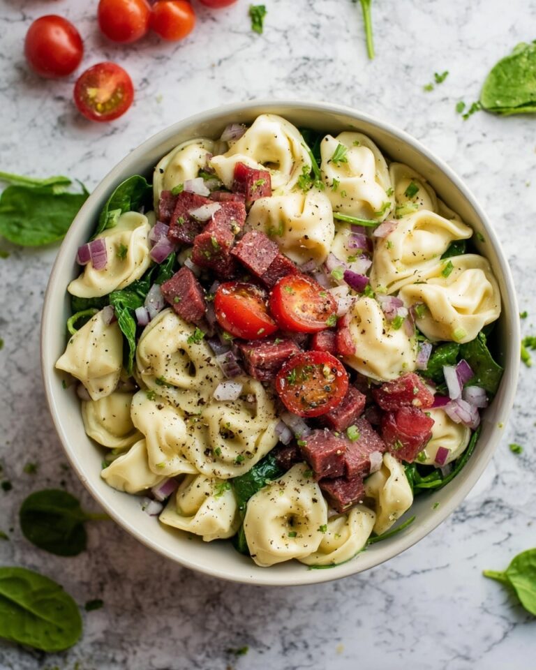 Spinach Tortellini Salad Recipe