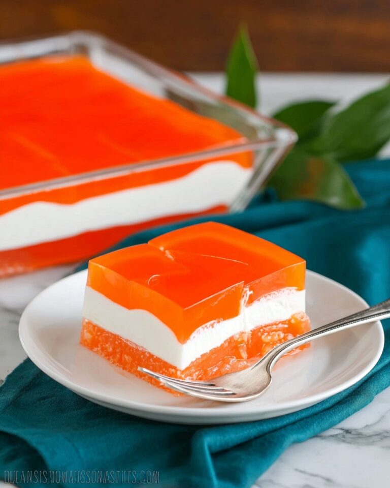 Peaches and Cream Layered Jello Recipe