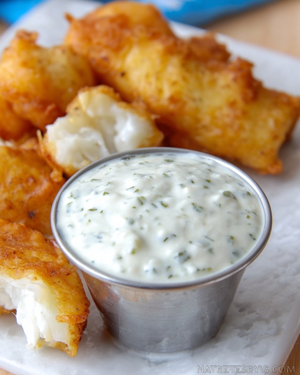 Creamy Dill Pickle Tartar Sauce Recipe - Recipe Image