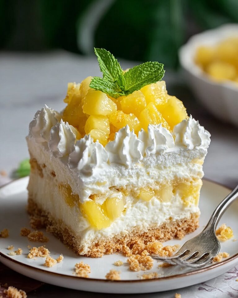 No-Bake Pineapple Cream Dessert Recipe